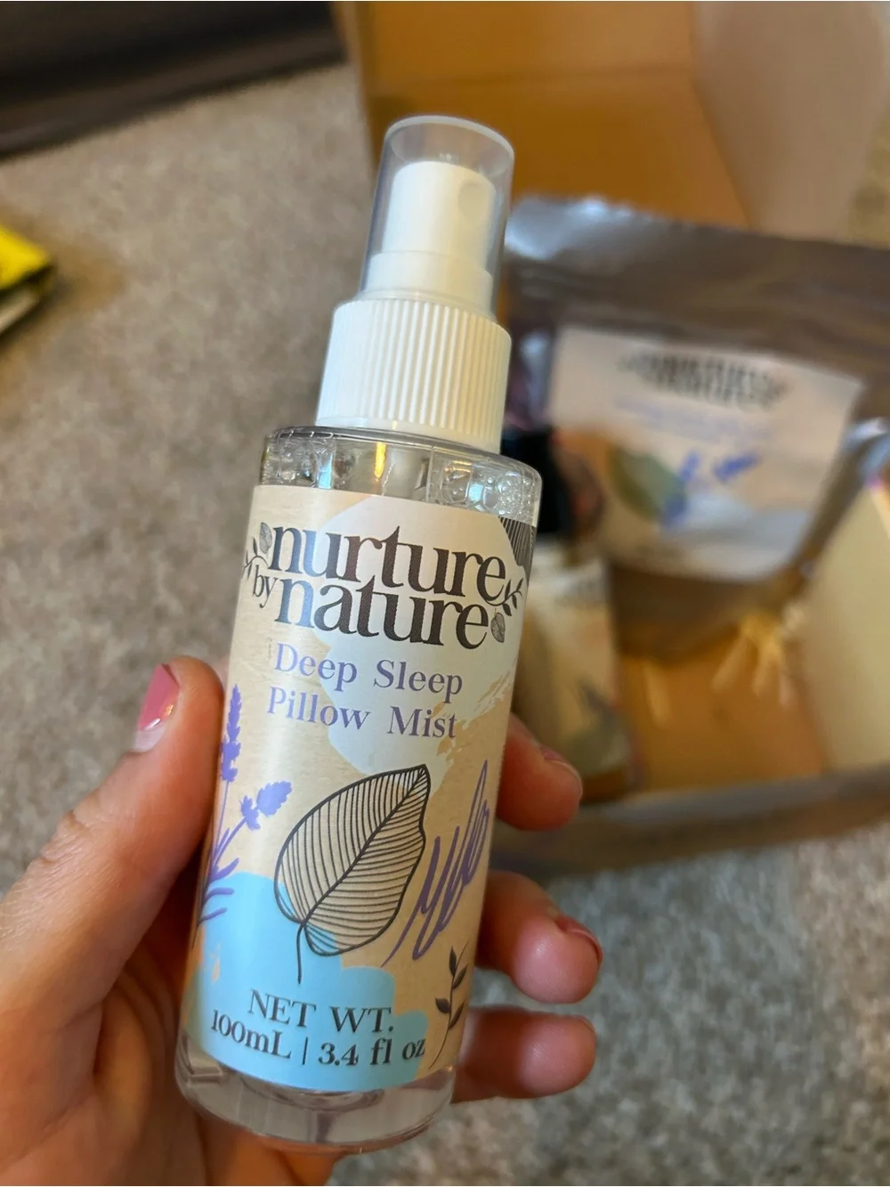 Nurture by Nature Lavender & Bergamot Women’s Skincare Gift Set NEW
